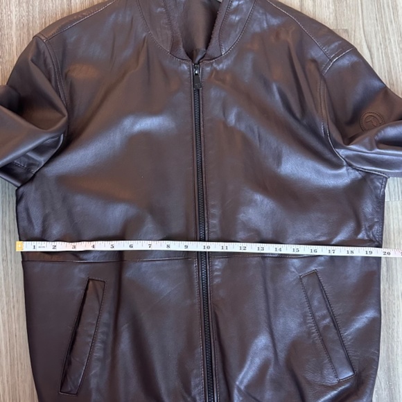 Men’s leather bomber - Picture 5 of 7